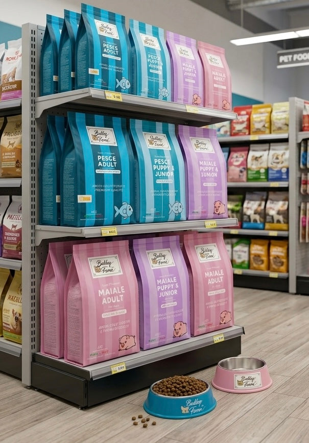Cibo per cani estrusione selettiva