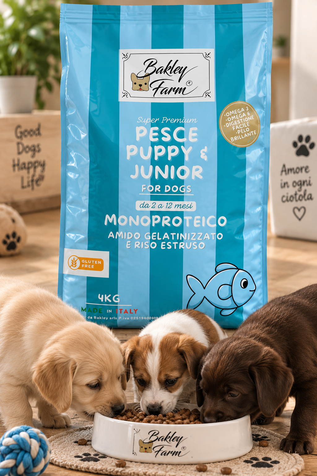 Puppy & Junior PESCE - estrusione selettiva